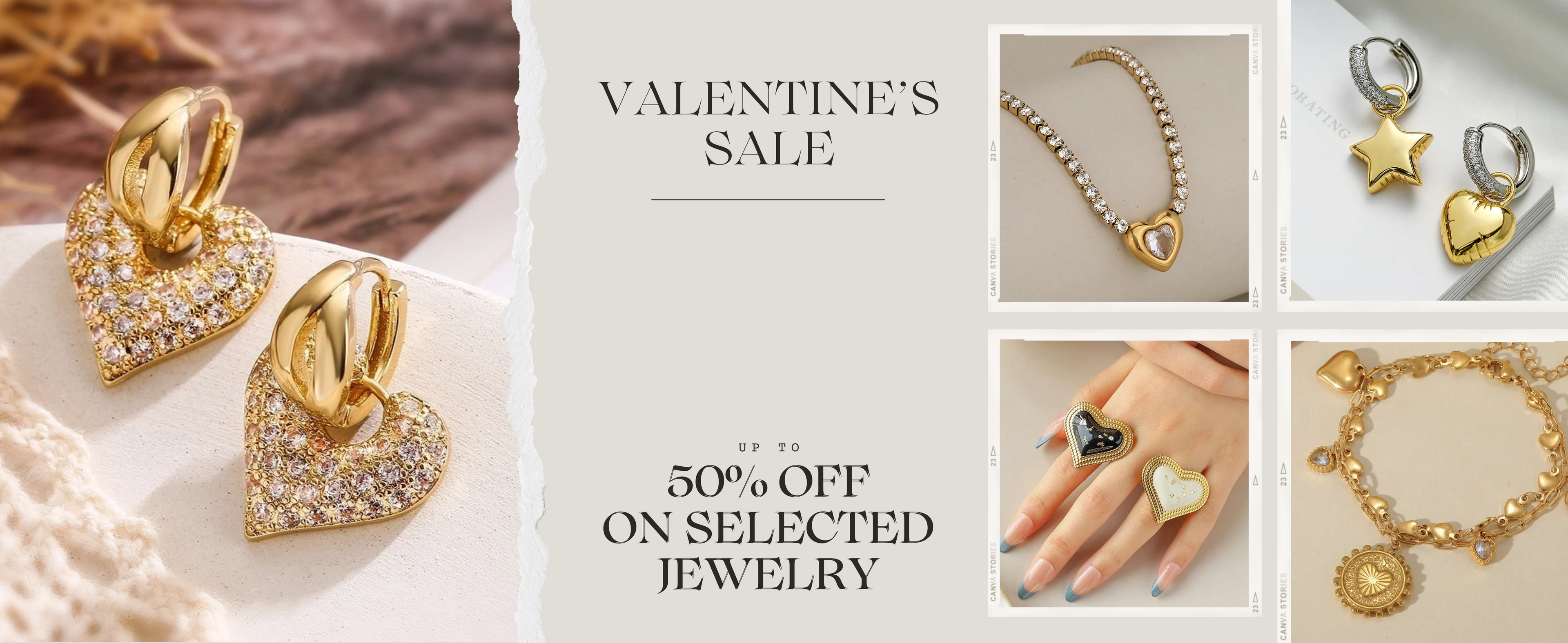 valentine's sale 50% off jewelry usa