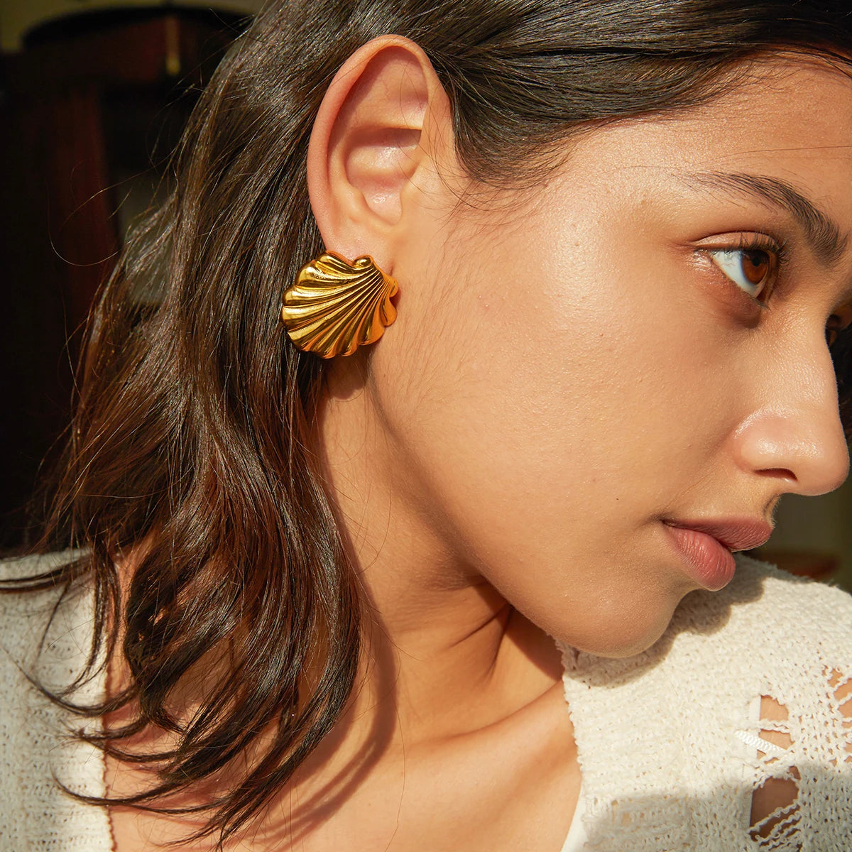 Sea Shell Ocean earrings lavixi shop 2024 2025 trends