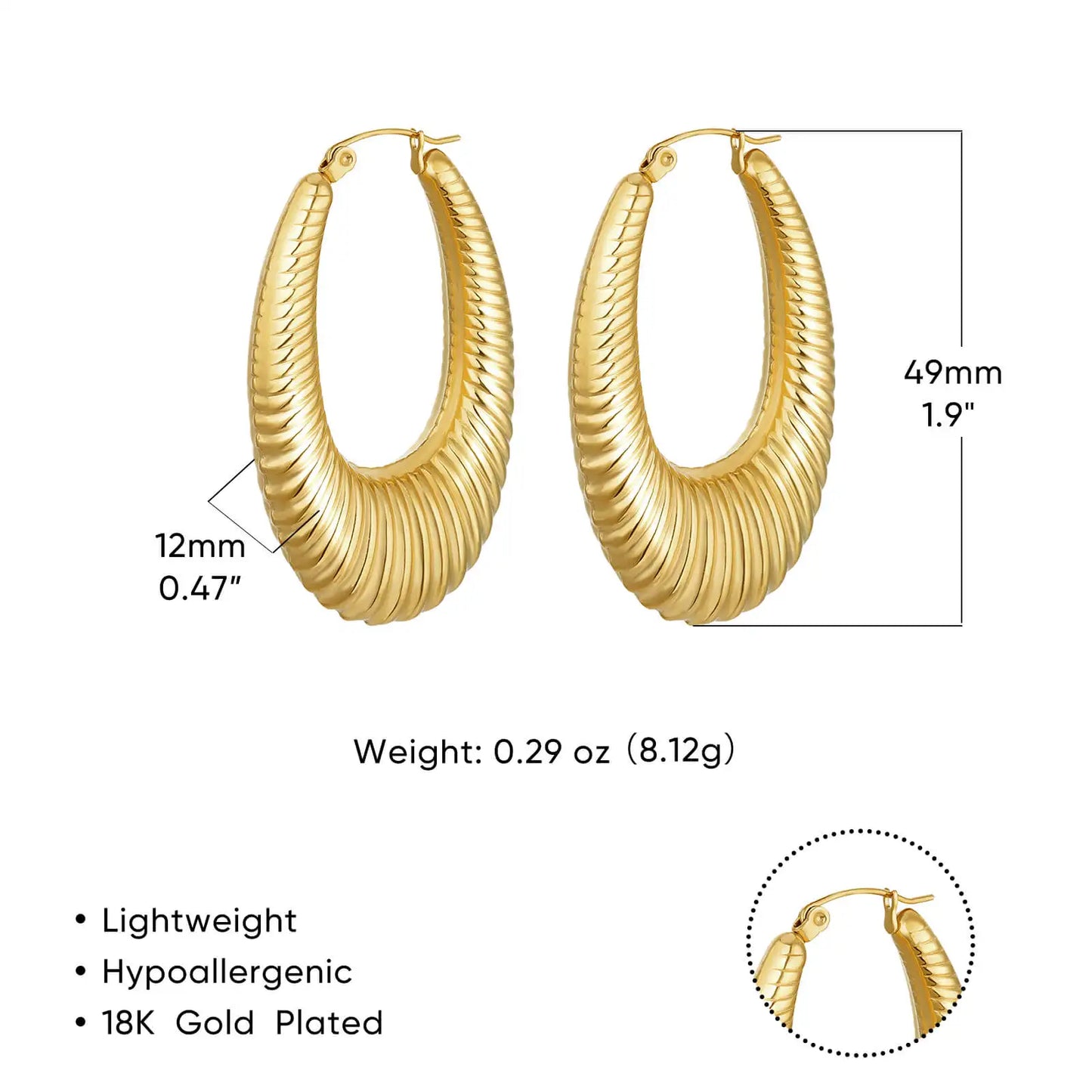 Spiral Hoops earrings lavixi shop trends 2024 2025  