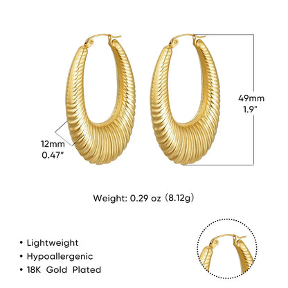 Spiral Hoops earrings lavixi shop trends 2024 2025  