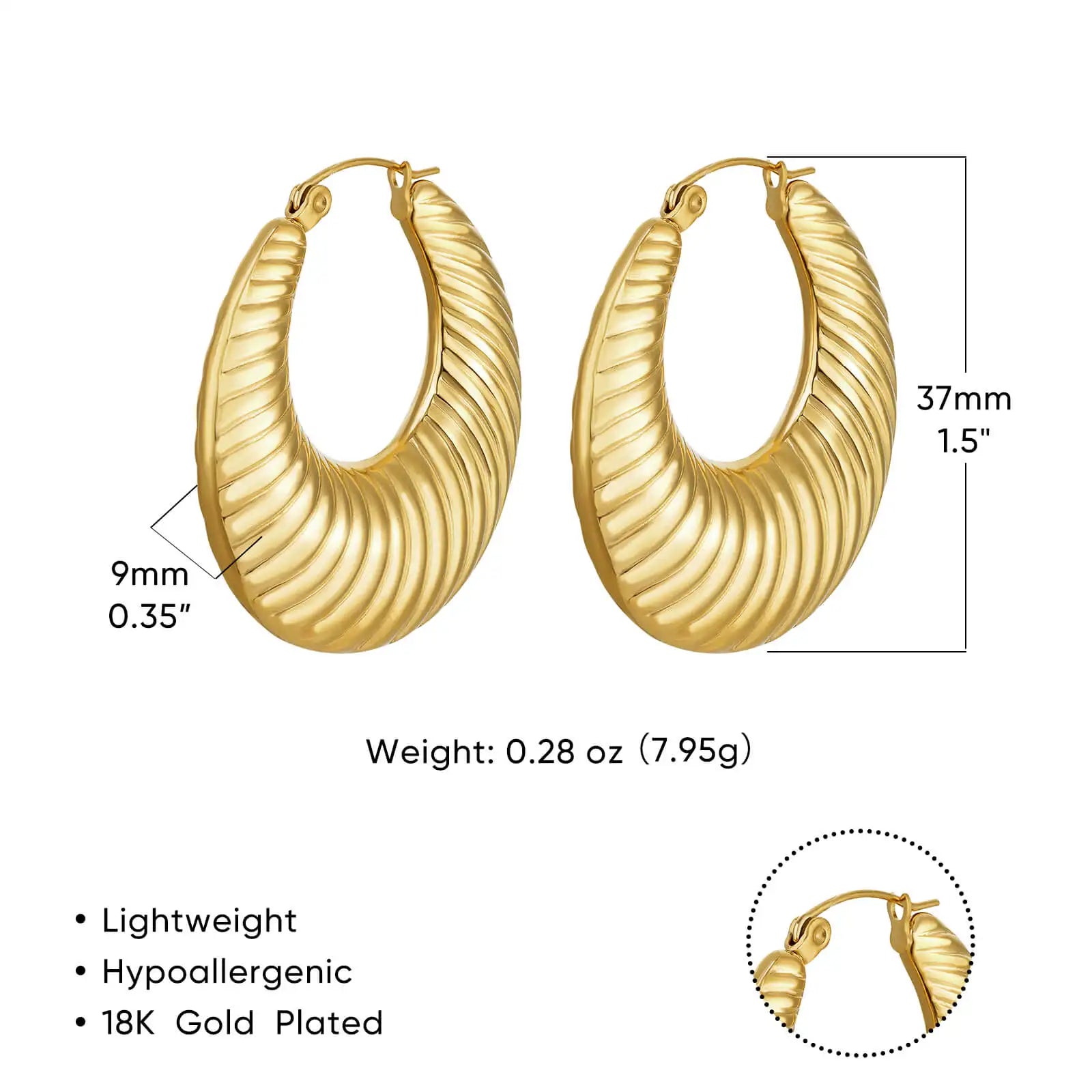 Spiral Hoops earrings lavixi shop trends 2024 2025  