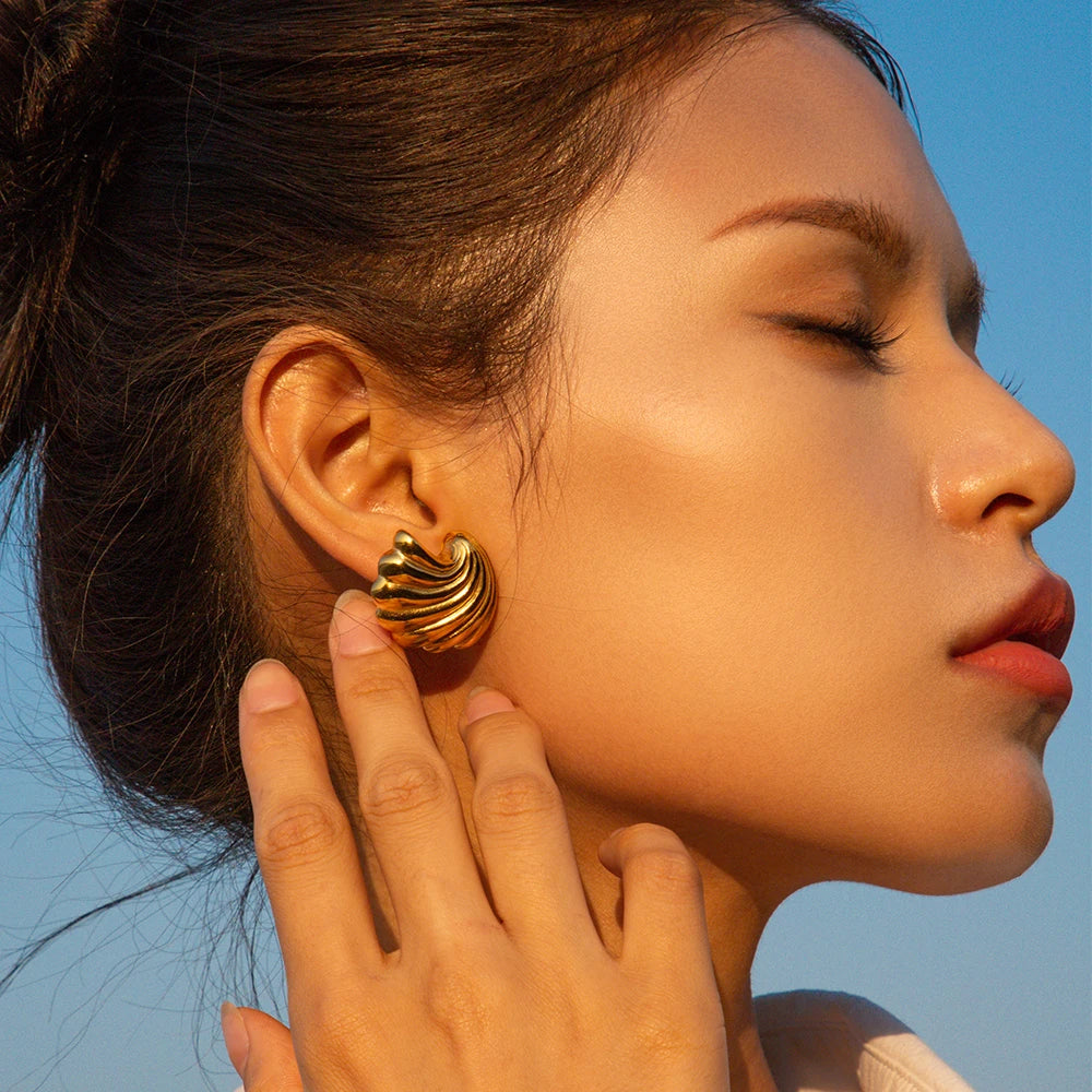 Sea Shell Ocean earrings lavixi shop 2024 2025 trends