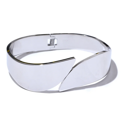 Geometry bangle bracelet lavixi shop jewelry 2024 2025 new fashion trends silver