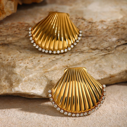 Sea Shell Ocean earrings lavixi shop 2024 2025 trends