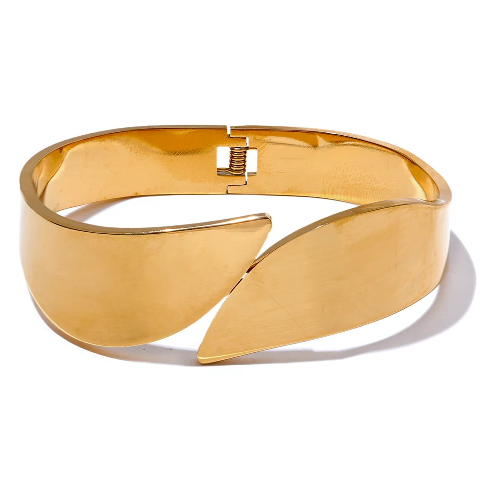 Geometry bangle bracelet lavixi shop jewelry 2024 2025 new fashion trends gold