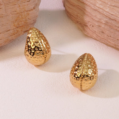 Lavixi Jewelry - Textured Gold Teardrop Earrings Set new fashion trends 2024 2025 