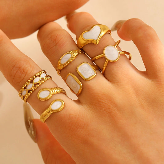 Adjustable Sculptural Gold Rings – Curate Your Own Artistic Ring Collection lavixi 50% off opening sale Christmas new year 2024 2025 new trends fashion