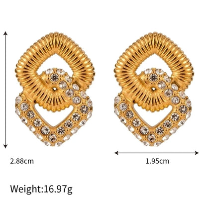 Luxe Square Vintage Earrings with Crystal or Pearl – Elegant Gold Design
lavixi shop trends 2024 2025