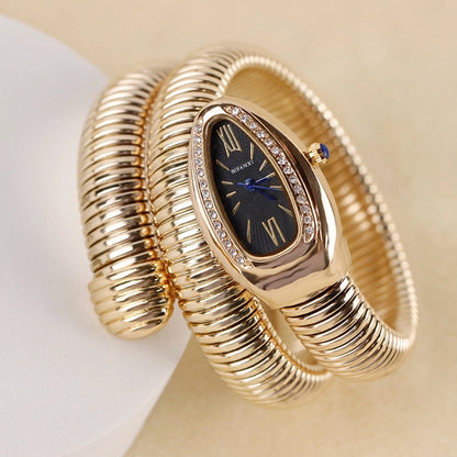 Serpentine Luxe Watch snake design adjustable lavixi shop trand 2024 2025 accessories jewelry 18k gold plating sterling silver