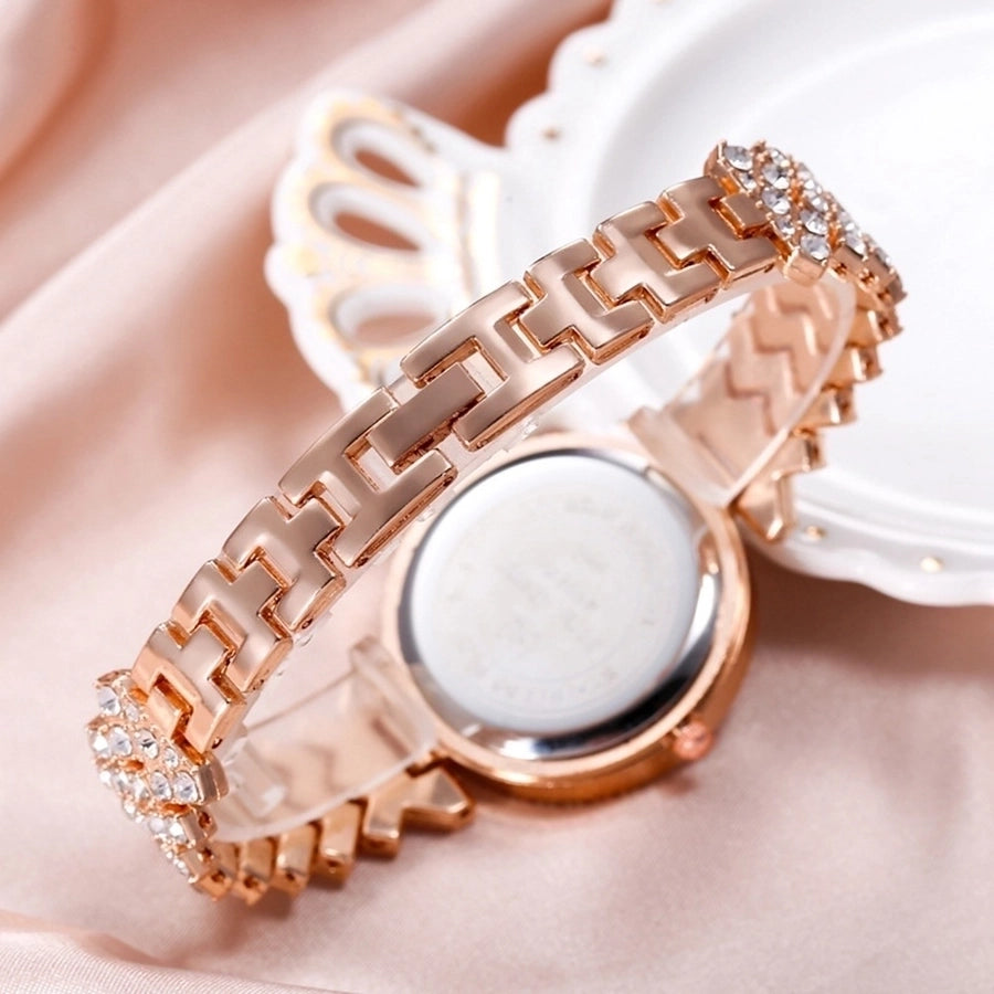 Amora Crystal Bow Watch lavixi new collection 2025 trends  rose gold