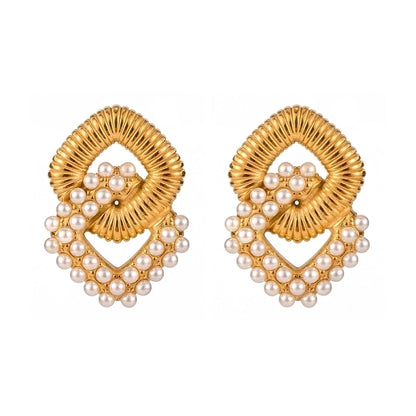 Luxe Square Vintage Earrings with Crystal or Pearl – Elegant Gold Design
lavixi shop trends 2024 2025